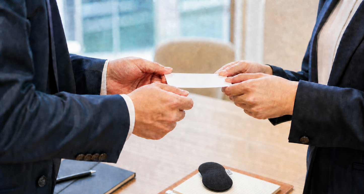 何度拭いても湿らない。手汗を瞬時に吸い取る「にぎりざんまい」｜ハンカチを超える吸湿スピード